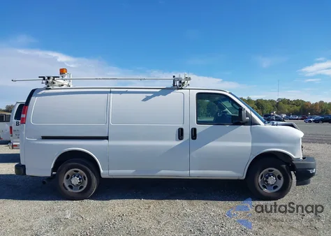 2018 Chevrolet Express 2500 Work Van from USA, damaged, VIN 1GCWGAFP9J1333504